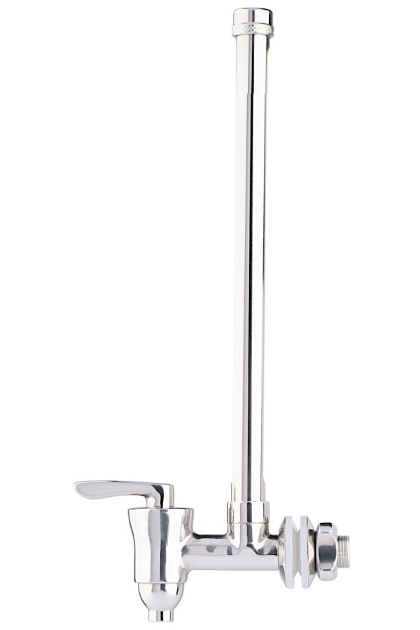 ROBINET BERKEY EN INOX AVEC TÉMOIN DE NIVEAU : Modèle pour Royal Berkey - Vue de côté (Réf. : BKY-SS-WVS-10).