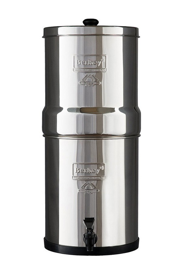 BIG BERKEY : Purificateur d'eau par gravité - Modèle de 8,5 litres (Réf. : BK4X2-BB).